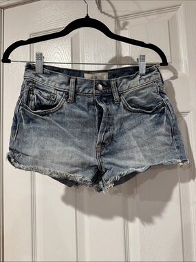We the Free denim shorts button fly